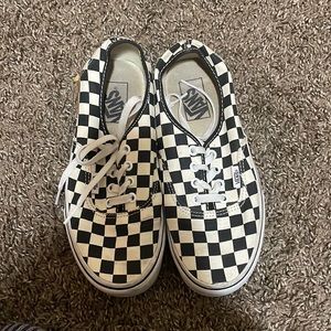 Checkered Vans